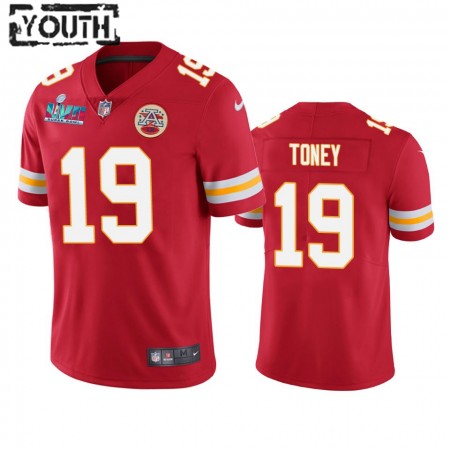 Maillot Kansas City Chiefs Kadarius Toney 19 Rouge Super Bowl LVII Vapor Limited - Enfant Maillot Kansas City Chiefs Kadarius Toney 19 Rouge Super Bowl LVII Vapor Limited - Enfant